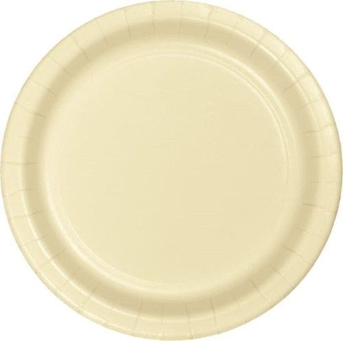 ivory Dinner Plates, 9", 24pk
