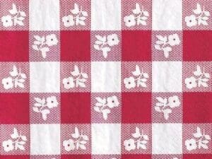 Red Gingham, Beverage Napkins, 18 Ct