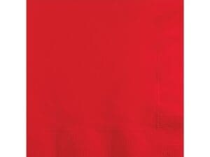Classic Red Beverage Napkins, 200-Pack