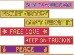 60's Street Signs Cutouts by Windy City Novelties