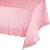 Plastic Tablecover 54"X108"-Classic Pink