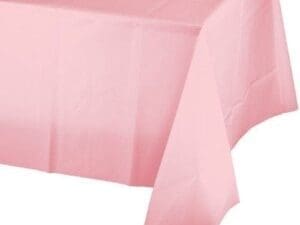 Plastic Tablecover 54"X108"-Classic Pink