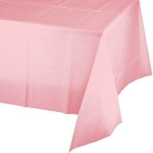 Plastic Tablecover 54"X108"-Classic Pink