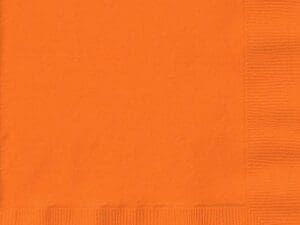50ct Orange Dinner Napkin