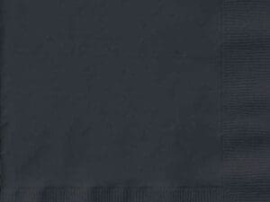 Black Velvet 2-Ply 1/4 Fold Luncheon Napkin - 50/Pack