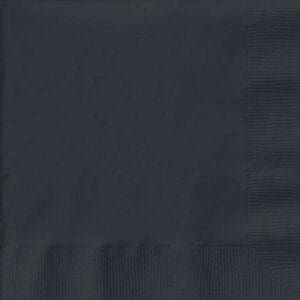Black Velvet 2-Ply 1/4 Fold Luncheon Napkin - 50/Pack