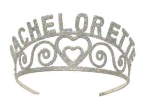Bachelorette Glittered Metal Tiara