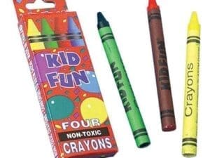 4-Pack Kid Fun Crayons