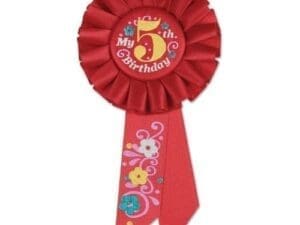 My 5th Birthday Rosette