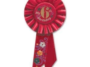 My 6th Birthday Rosette -