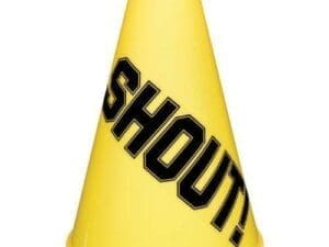 Yellow Megaphone Halloween Costume Yellow