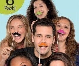Moustache Photo Props 6ct