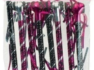 Black & Pink Fringe Blowouts 8ct Birthday Party Supplies