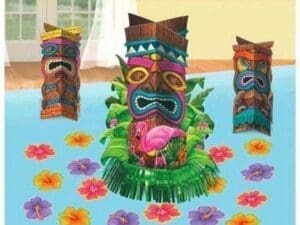 Hawaiian Luau Tiki Table Decorating Kit