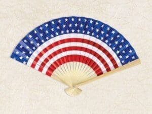 Patriotic Paper Fan by Windy City Novelties