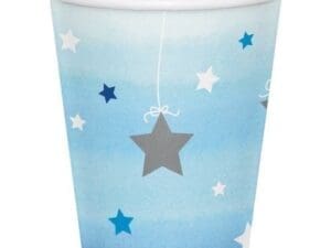 Twinkle Twinkle Little Star Blue 9oz Paper Cups, 8pk