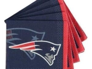 New England Patriots 16-Pack Beverage Napkins