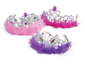 Feather Boa Princess Tiaras
