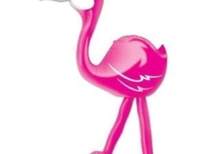 24" Luau Party Decorative Inflatable Flamingo