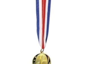 1st Place Medal with Ribbon