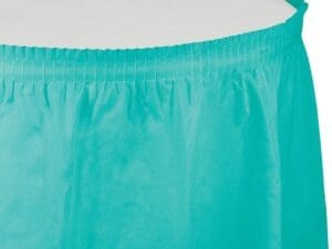Teal Lagoon Tableskirt Each