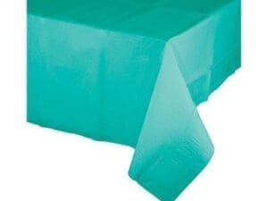Teal Lagoon Paper Tablecloth Each