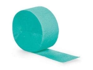 81' Teal Lagoon Streamer Paper
