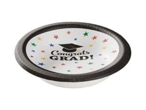 Congrats Grad 8-Ct. Paper Bowl Set