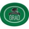 School Spirit Emerald Green Oval Plates, 8pk - Image 2