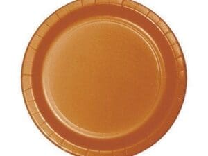 Pumpkin Spice Dessert Plates, 24 Pk