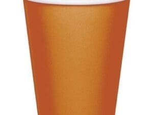 Pumpkin Spice - Paper Hot & Cold Cups 9oz 24/Pkg