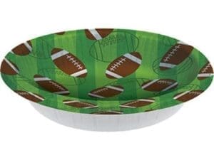 20oz 8ct Football Paper Bowl