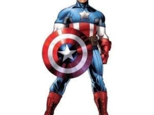 Captain America Life-Size Cardboard Cutout - Avengers Birthday Party Supplies