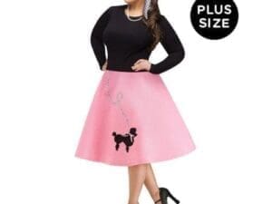 Adult, Poodle Skirt Plus Size 16-18