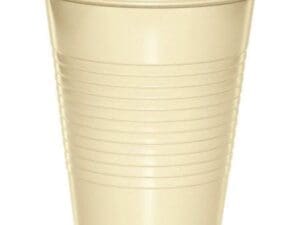 Plastic Cups, 16 Oz, Ivory, 20 Ct