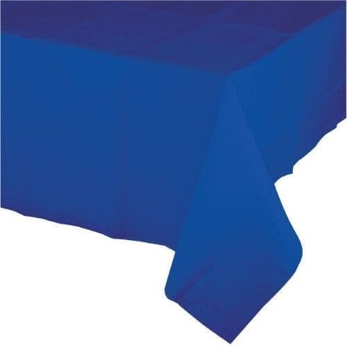 Cobalt Blue Paper Tablecloth, Each