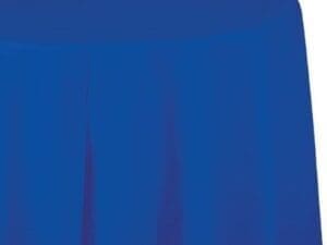 Plastic Tablecover, Octy Round, 82", Cobalt, 1 Ct