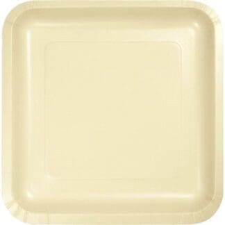 Touch of Color Square Lunch Plate, Luscious Lavender, 7.25 - 18 Count