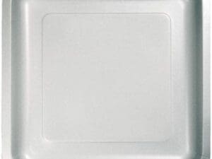 Lunch Plate, Square, 7", Shimmering Silver, 18 Ct