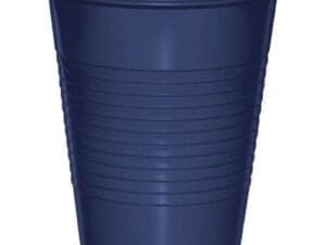 Plastic Cups, 16 Oz, Navy, 20 Ct