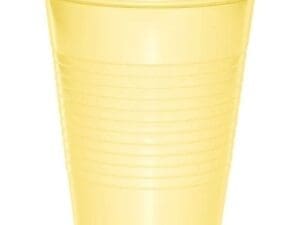 Plastic Cups, 16 Oz, Mimosa, 20 Ct