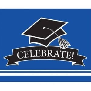 School Spirit Cobalt Blue Invitations, 25pk