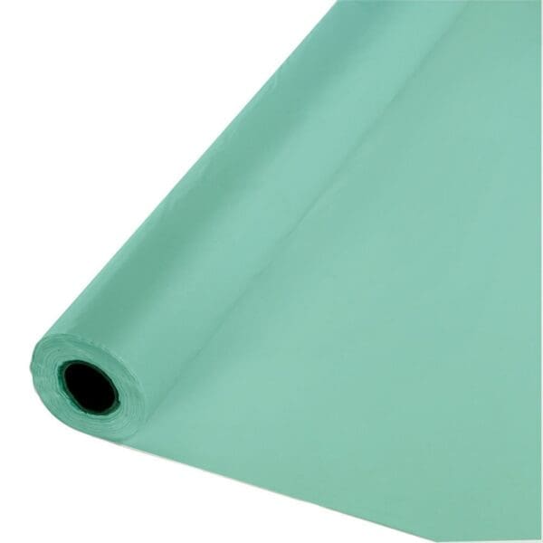 Fresh Mint Green Plastic Banquet Roll, Each