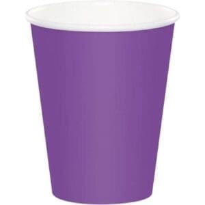 Paper Hot & Cold Cups, 9oz, 24pk, Amethyst