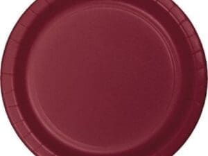 Luncheon Plates, 7", 24pk burgundy