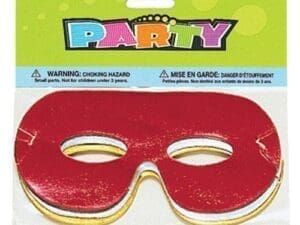 Foil Costume Party Masks, 8ct