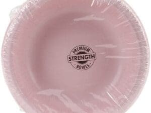 Paper Bowl, 20 Oz, 20pk, Classic Pink