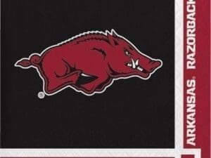 University of Arkansas Beverage Napkins, 20pk