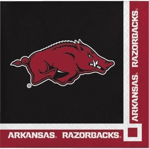 University of Arkansas Beverage Napkins, 20pk