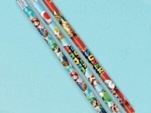 Super Mario Pencil Favors (12 Pack) - Party Supplies